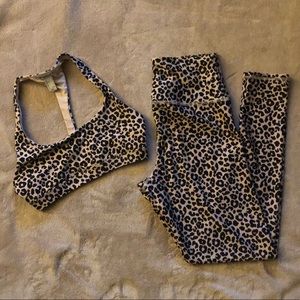 Forever 21 Leopard Print set size small